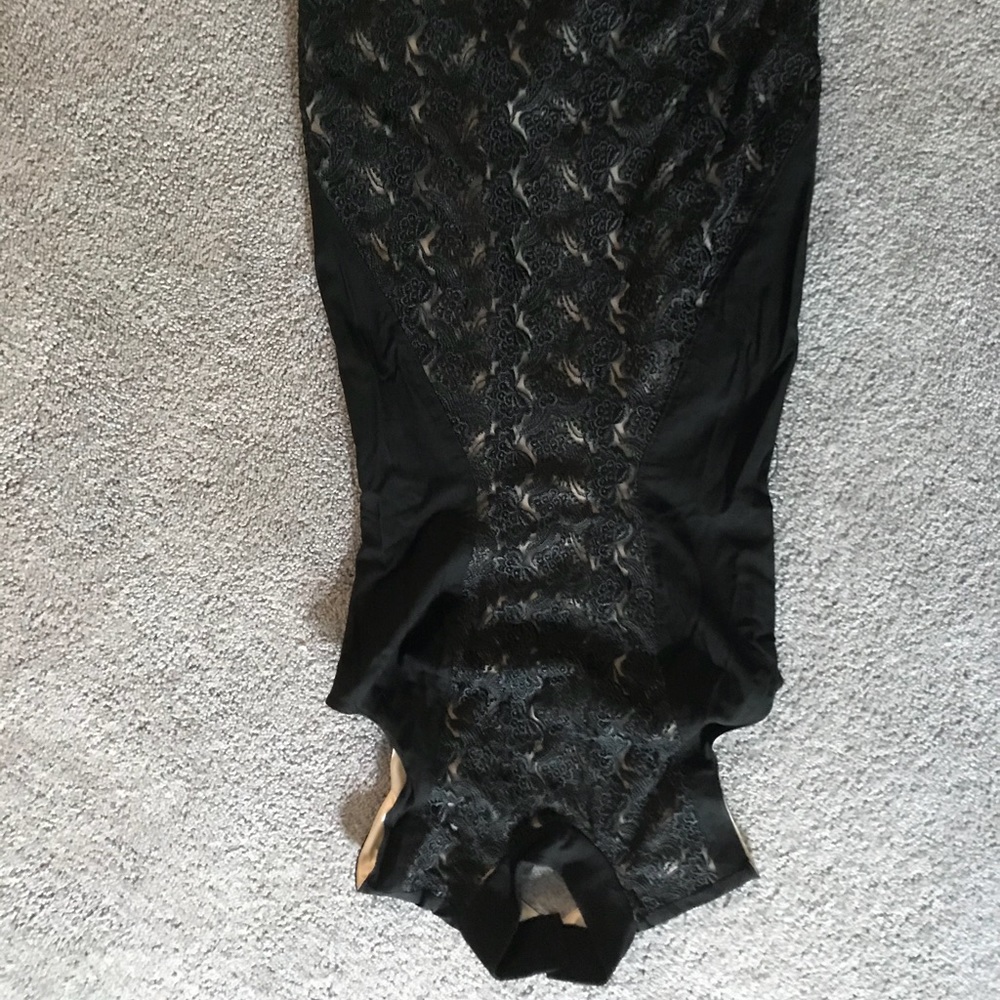 Black mini dress